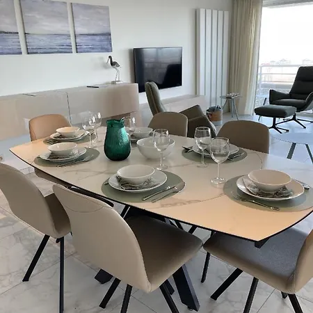 Seaview Terlinck Ii - Luxe Hoekappartement Met Zeezicht 6 Personen De Panne