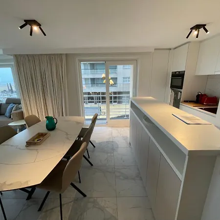 Seaview Terlinck Ii - Luxe Hoekappartement Met Zeezicht 6 Personen アパート デ パンネ